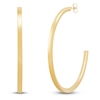 Thumbnail Image 2 of Tube Hoop Earrings 14K Yellow Gold 45mm