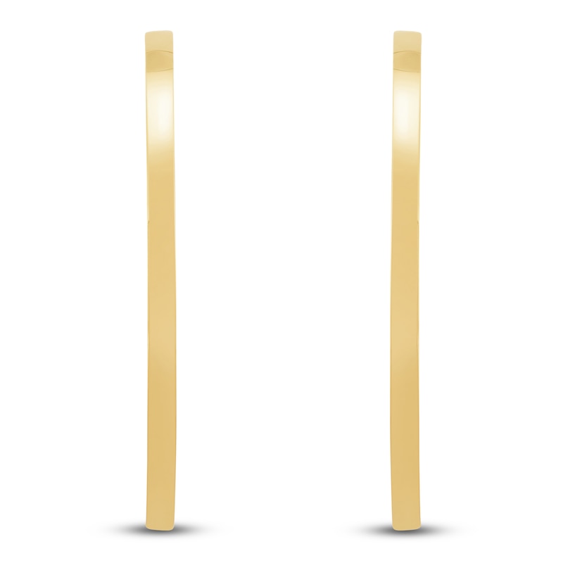 Main Image 3 of Tube Hoop Earrings 14K Yellow Gold 45mm