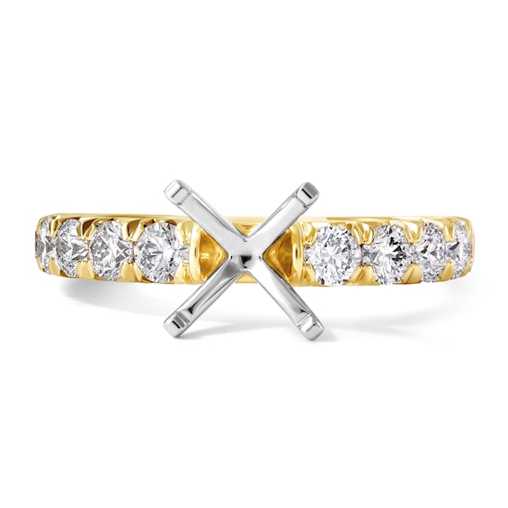Chosen Certified Diamond Engagement Ring Setting 1 ct tw 14K Yellow Gold