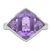 Thumbnail Image 3 of Fancy-Cut Amethyst Ring Sterling Silver