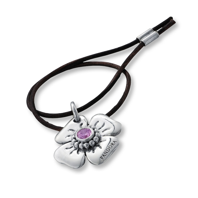 Main Image 2 of PANDORA Clasp Opener Pink CZ Sterling Silver