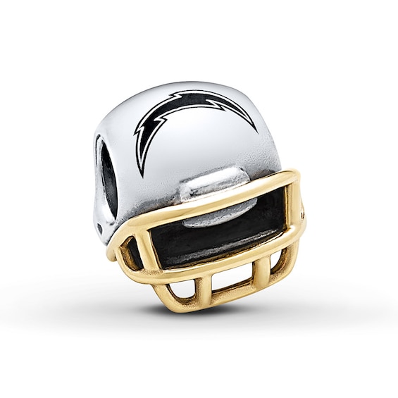 PANDORA Charm San Diego Chargers Sterling Silver/14K Gold