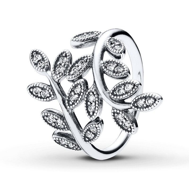 Pandora Ring Sparkling Leaves Sterling Silver No Returns Or Exchanges Jared Pandora Ring Sparkling Leaves Sterling Silver No Returns Or Exchanges Jared