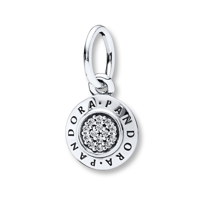 PANDORA Pendant Signature CZ Sterling Silver - No Returns or Exchanges