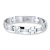 Thumbnail Image 1 of Men's Bracelet 1/8 ct tw Diamonds Tungsten 8.75"