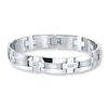 Thumbnail Image 0 of Men's Bracelet 1/8 ct tw Diamonds Tungsten 8.75"