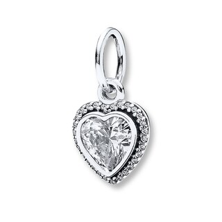 PANDORA Charm Sparkling Love Sterling Silver - No Returns or Exchanges ...