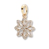Thumbnail Image 1 of PANDORA Necklace Charm Lace Botanique 14K Yellow Gold - No Returns or Exchanges
