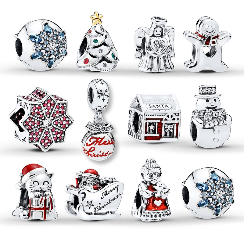 Main Image 1 of PANDORA Gift Set 12 Days of Christmas Sterling Silver/14K Gold