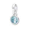 Thumbnail Image 0 of PANDORA Necklace Charm March Droplet Sterling Silver - No Returns or Exchanges