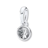 Thumbnail Image 1 of PANDORA Necklace Charm April Droplet Sterling Silver - No Returns or Exchanges