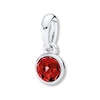 Thumbnail Image 1 of PANDORA Necklace Charm July Droplet Sterling Silver - No Returns or Exchanges