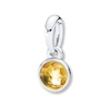 Thumbnail Image 1 of PANDORA Necklace Charm November Droplet Sterling Silver - No Returns or Exchanges