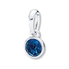 Thumbnail Image 1 of PANDORA Necklace Charm December Droplet Sterling Silver - No Returns or Exchanges