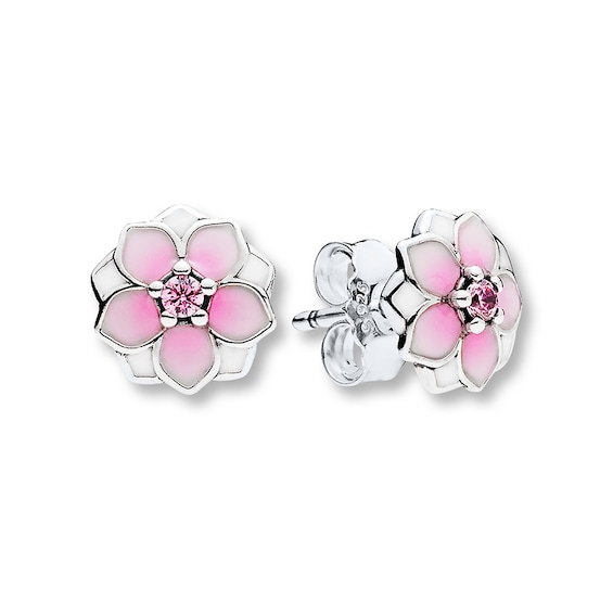Pandora Earrings Magnolia Bloom Sterling Silver No Returns Or Exchanges Jared