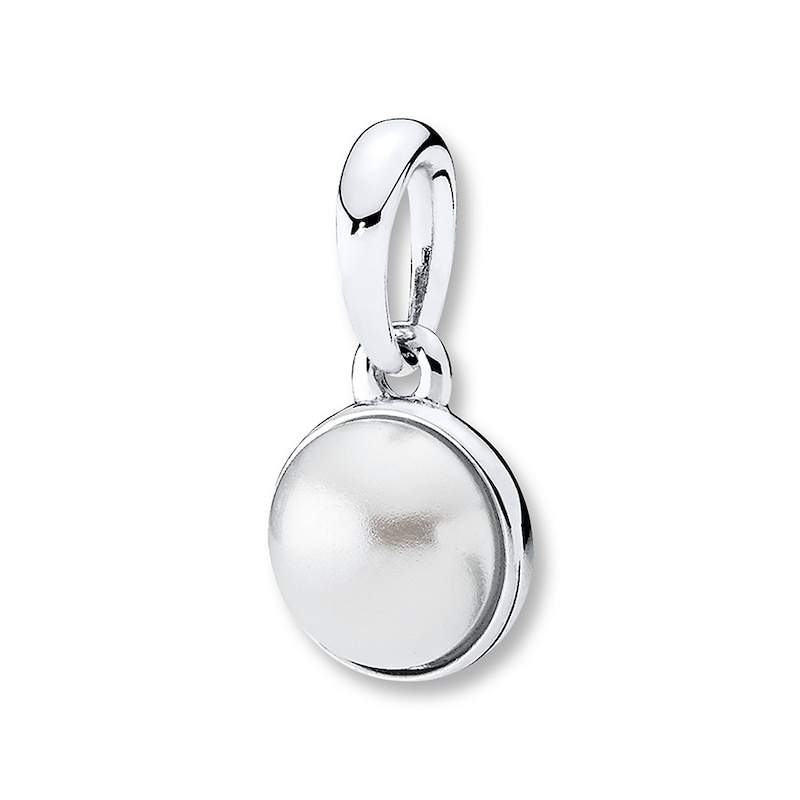 Main Image 1 of PANDORA Necklace Charm Luminous Droplet Sterling Silver - No Returns or Exchanges