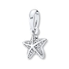 Thumbnail Image 0 of PANDORA Necklace Charm Tropical Starfish Sterling Silver