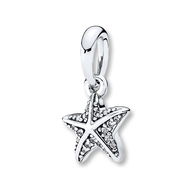 Main Image 1 of PANDORA Necklace Charm Tropical Starfish Sterling Silver