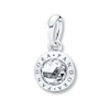 Thumbnail Image 1 of PANDORA Necklace Charm Radiant PANDORA Logo Sterling Silver - No Returns or Exchanges