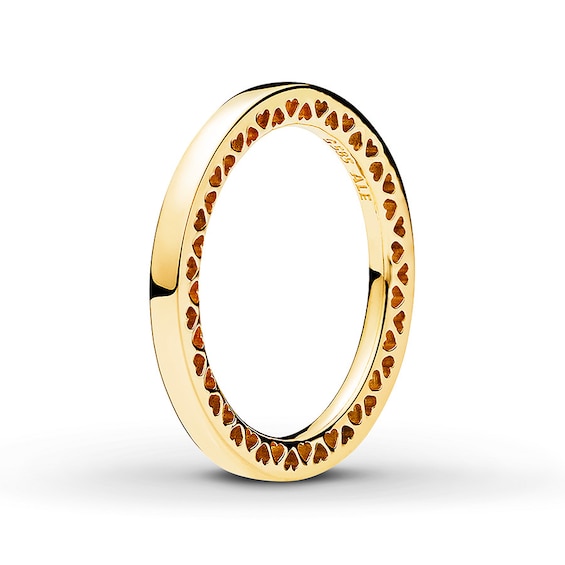 Pandora Ring Classic Hearts Of Pandora 14k Yellow Gold No Returns Or Exchanges Jared