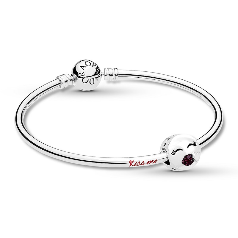 PANDORA 7.5" Bracelet Gift Set Kiss Me Sterling Silver