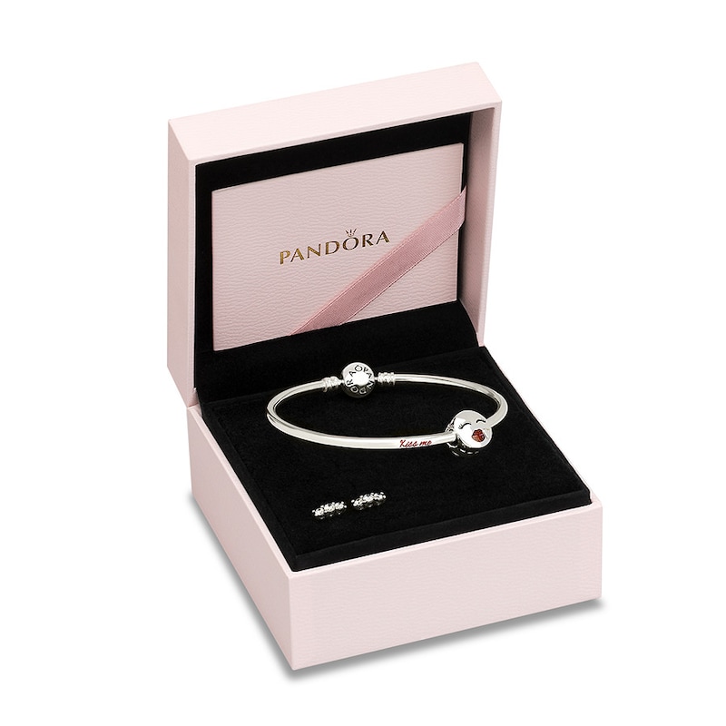 PANDORA 7.5" Bracelet Gift Set Kiss Me Sterling Silver
