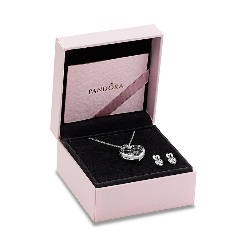 Main Image 2 of PANDORA Necklace Gift Set Lock Your Promise Sterling Silver
