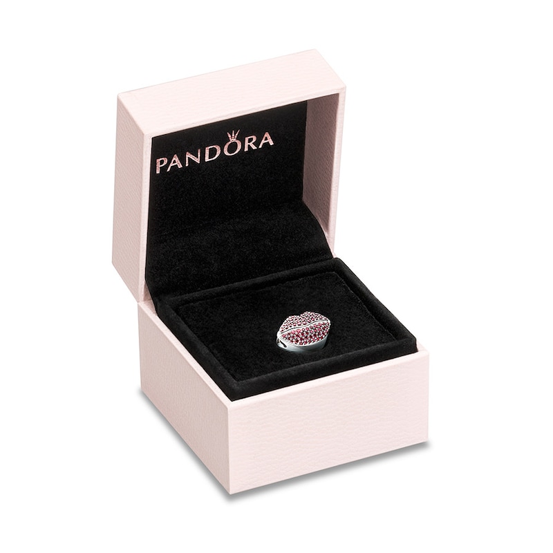 PANDORA Charm Gift Set Kiss More Lips Sterling Silver