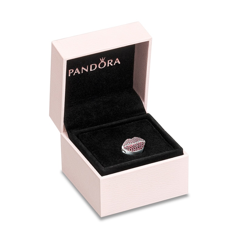 Main Image 1 of PANDORA Charm Gift Set Kiss More Lips Sterling Silver