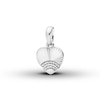 Thumbnail Image 1 of PANDORA Necklace Charm Fan of Love Sterling Silver - No Returns or Exchanges