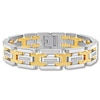Thumbnail Image 0 of Men's Link Bracelet 1/2 ct tw Diamonds Stainless Steel 8.25"