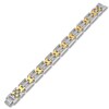 Thumbnail Image 2 of Men's Link Bracelet 1/2 ct tw Diamonds Stainless Steel 8.25"