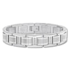 Thumbnail Image 0 of Men's Link Bracelet 1/4 ct tw Diamonds Stainless Steel