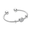 Thumbnail Image 1 of PANDORA Open Bangle Gift Set Wintry Holiday Sterling Silver - No Returns or Exchanges