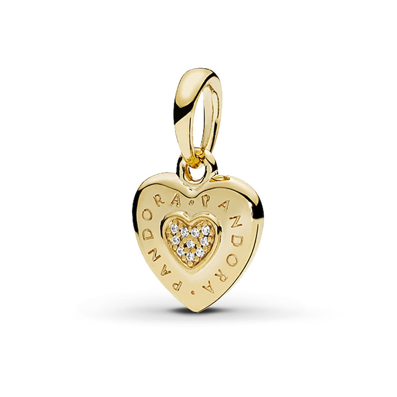 Main Image 1 of PANDORA Shine Pendant PANDORA Signature Heart