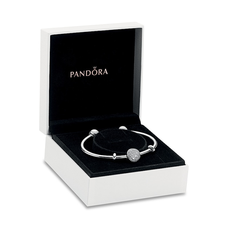 PANDORA Open Bangle Gift Set Wintry Holiday Sterling Silver - No Returns or Exchanges