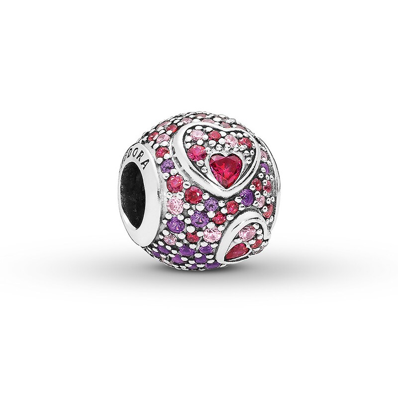 Pandora Charm Asymmetric Heart Of Love Sterling Silver Jared