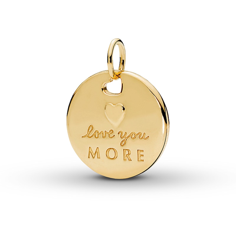Main Image 1 of PANDORA Shine Pendant Love Statement St. Silver/18K Gold-Plated