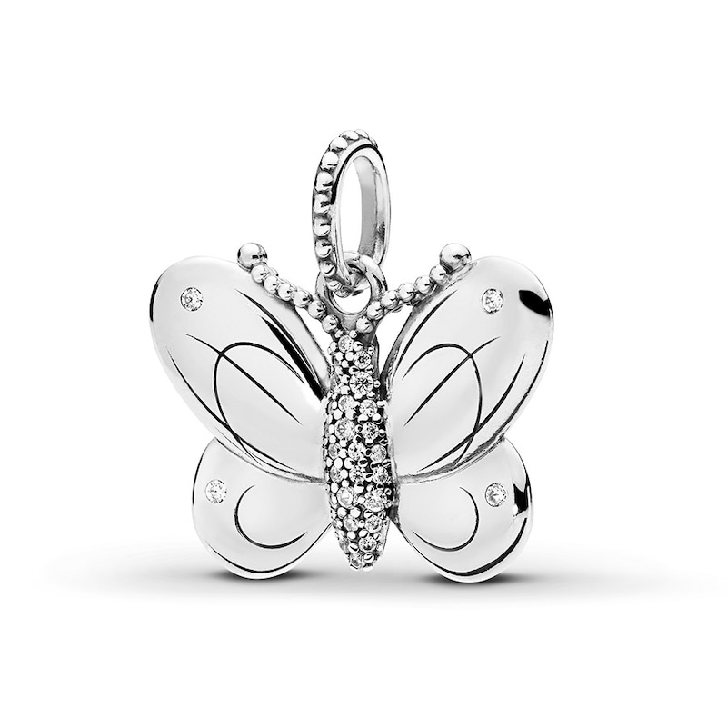 Main Image 1 of PANDORA Pendant Decorative Butterfly Sterling Silver