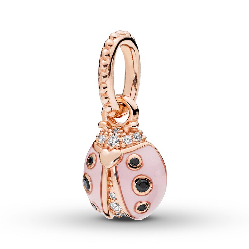 Main Image 1 of PANDORA Rose Charm Lucky Pink Ladybird