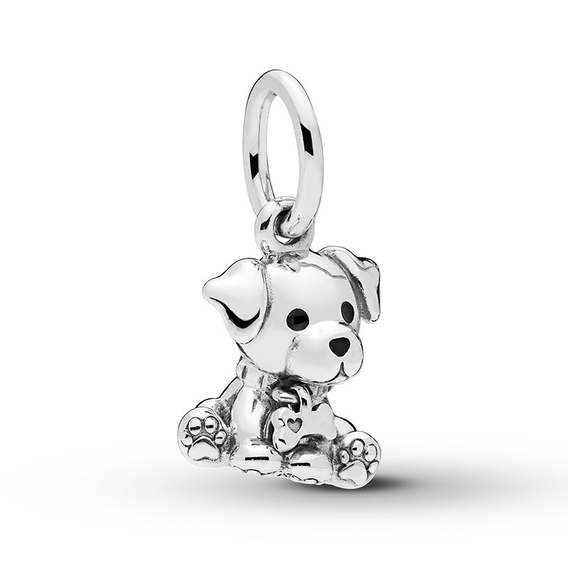 Pandora Dangle Charm Labrador Puppy Sterling Silver Pandora Dangle Charm Labrador Puppy