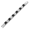 Thumbnail Image 2 of Men's Diamond Bracelet 1/6 ct tw Stainless Steel/Ion-Plating