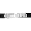 Thumbnail Image 2 of Men's Diamond Bracelet 1/6 ct tw Stainless Steel/Ion-Plating