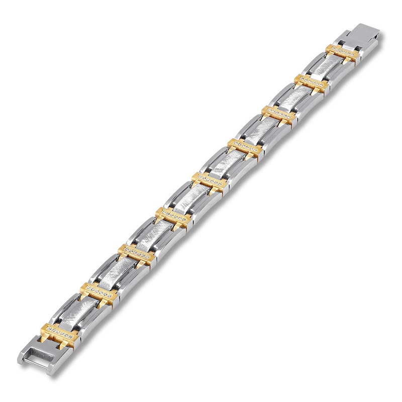 Men's Diamond Bracelet 3/8 ct tw Stainless Steel/Ion-Plating