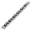 Thumbnail Image 2 of Men's Diamond Bracelet 3/8 ct tw Stainless Steel/Ion-Plating