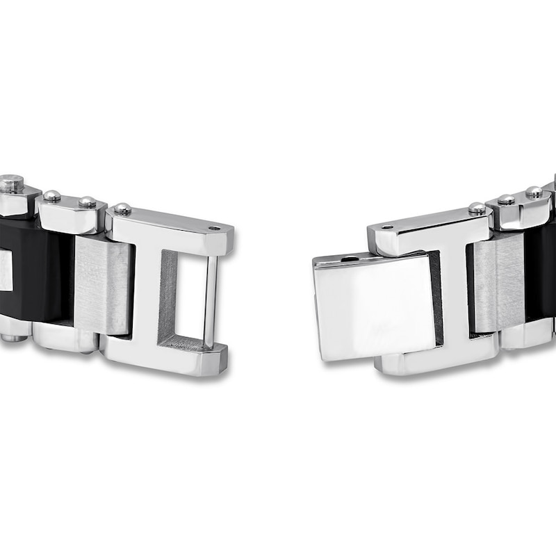 Men's Diamond Bracelet 3/8 ct tw Stainless Steel/Ion-Plating