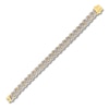Thumbnail Image 2 of Diamond Curb Bracelet 1 1/5 ct tw Round 10K Yellow Gold