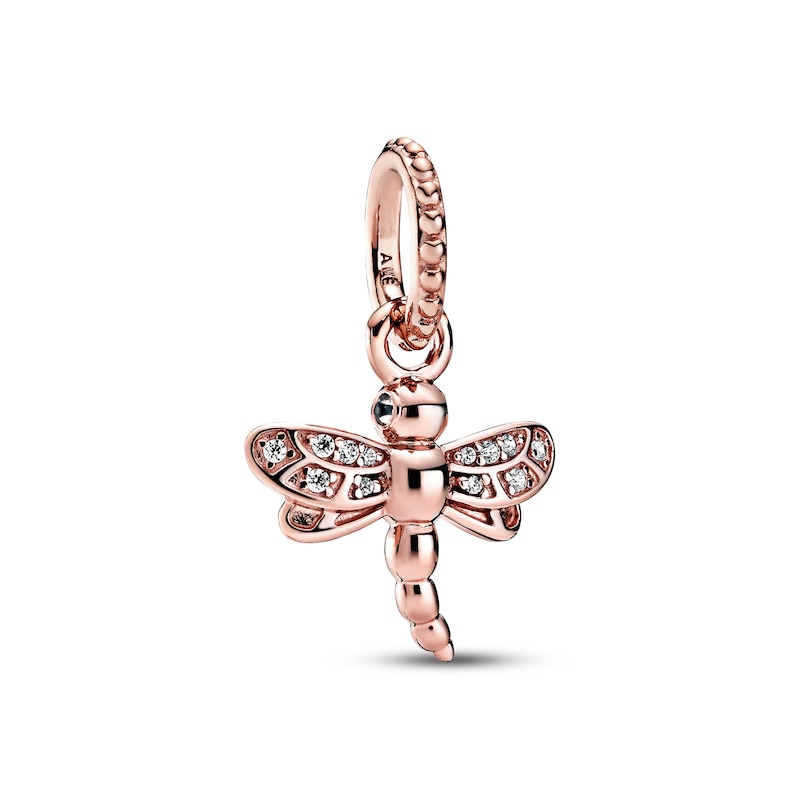 Main Image 1 of PANDORA Rose Sparkling Dragonfly Pendant CZ