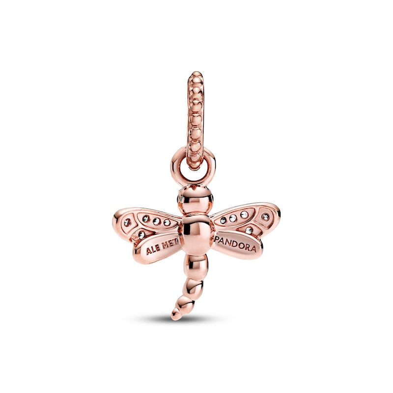 Main Image 2 of PANDORA Rose Sparkling Dragonfly Pendant CZ