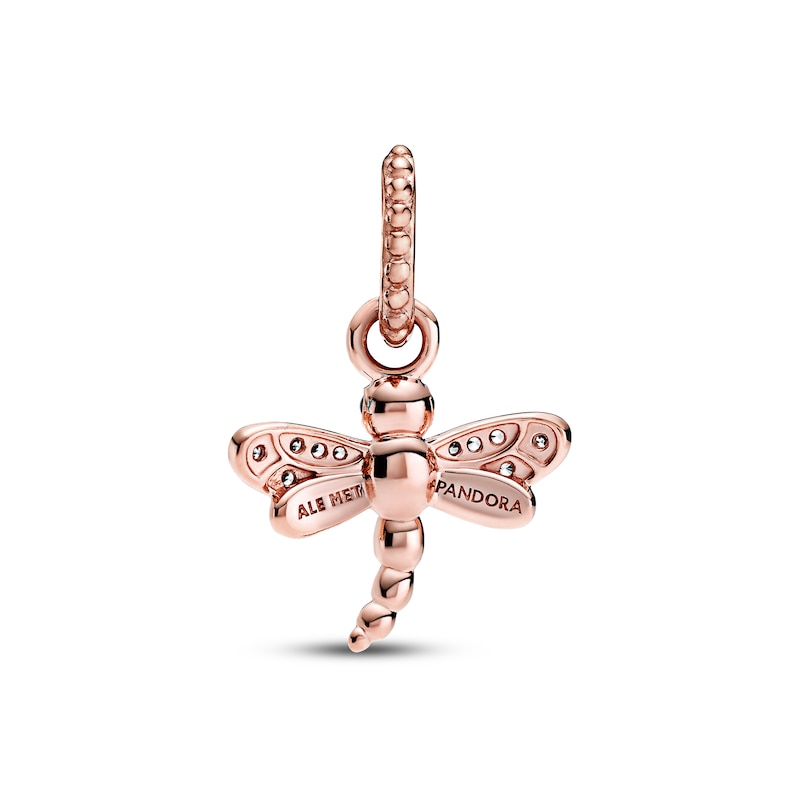 PANDORA Rose Sparkling Dragonfly Pendant CZ